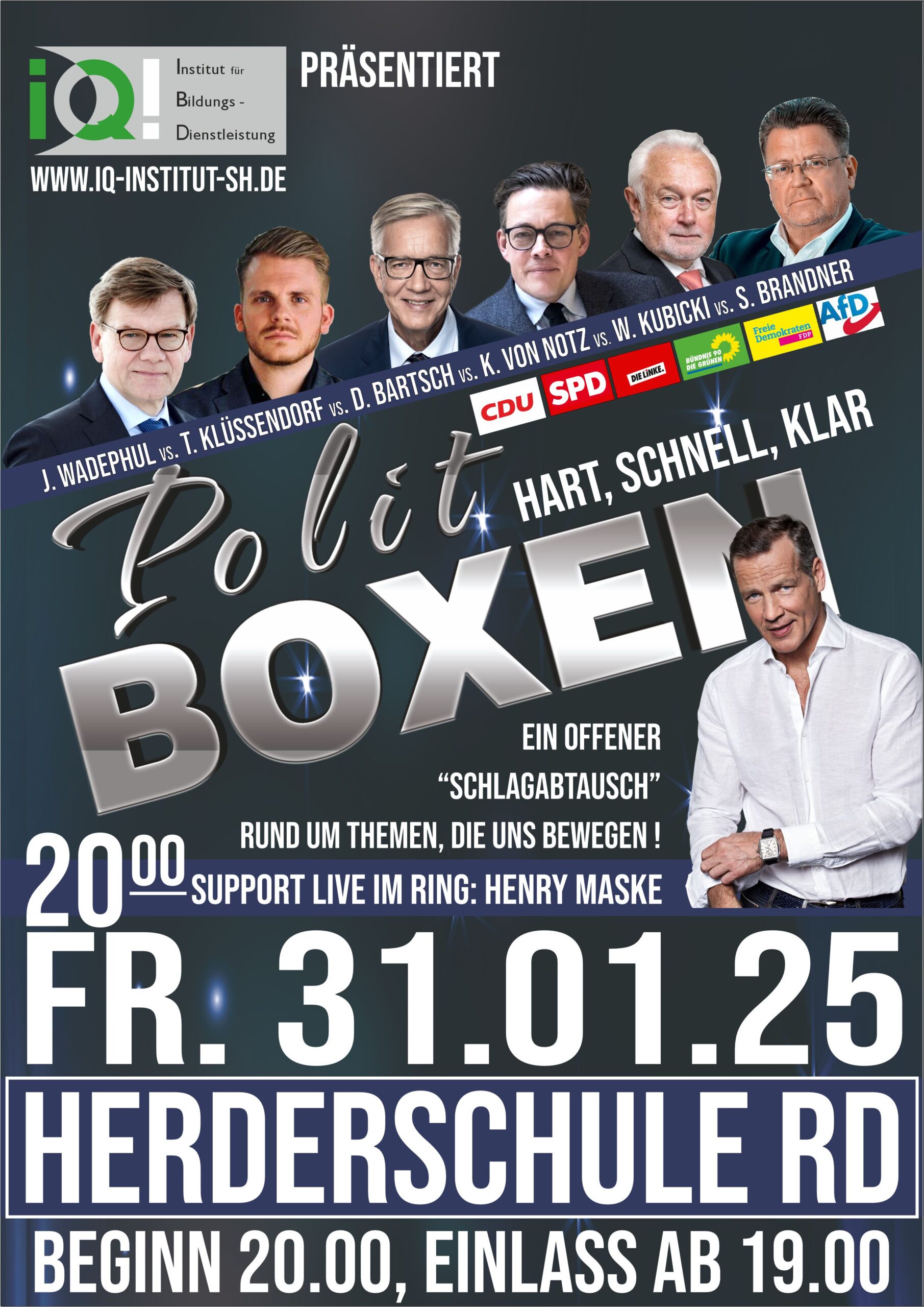 POLITBOXEN BTW 2025 Politboxen - IQ Institut Rendsburg